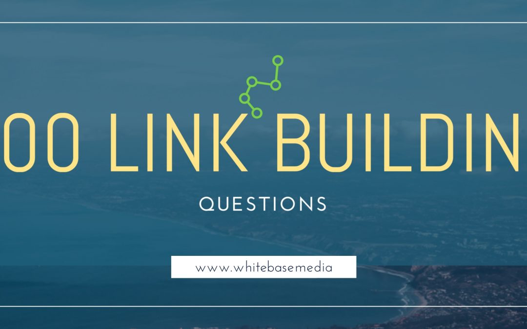 Link Building Questions